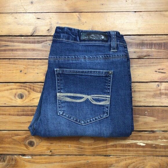 BUFFALO David Bitton jeans straight leg low rise stretchy soft denim size 4 - Picture 5 of 12